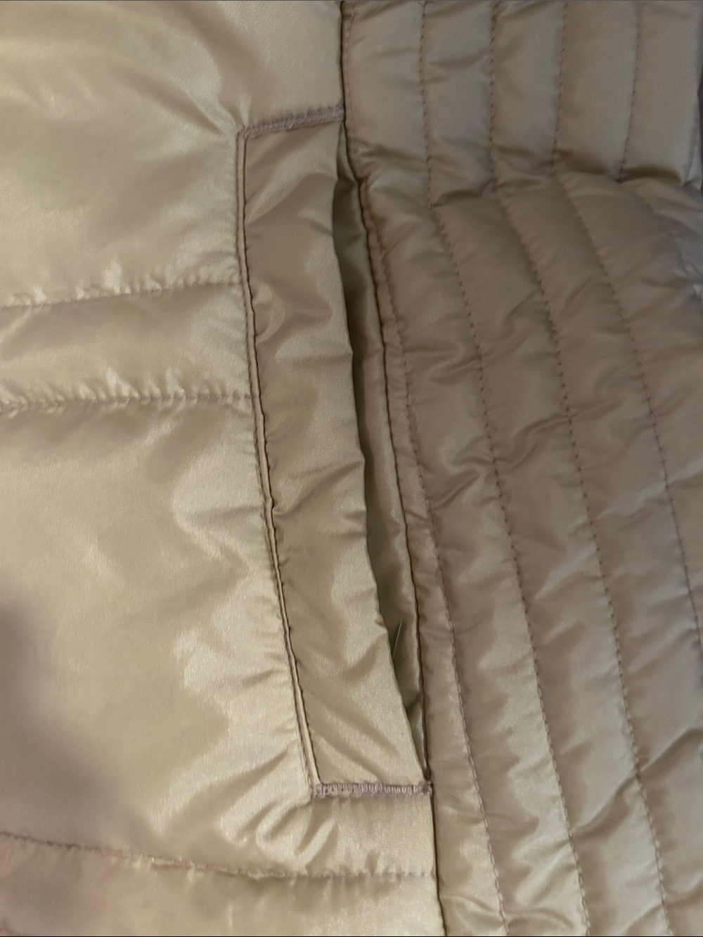 New York & Company Puffer Vest w/ Detachable Hood - Picture 3 of 6
